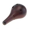 Керамическая черная флейта Alto C Tone Ocarina с 6 отверстиями для начинающих с подвесной веревкой