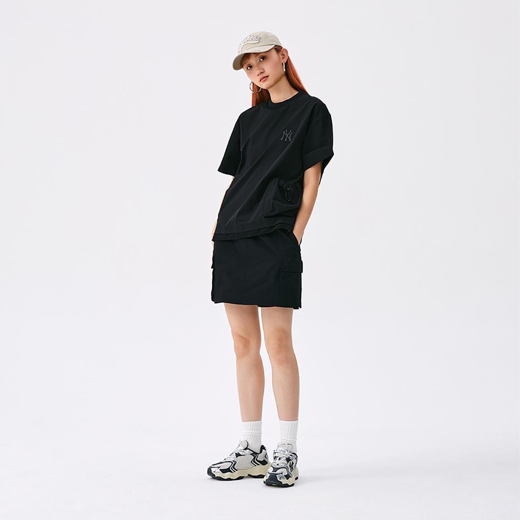 New MLB Basic Collection New York Yankees SS25 T Shirt Unisex Black 3ARSB0553-50BKS