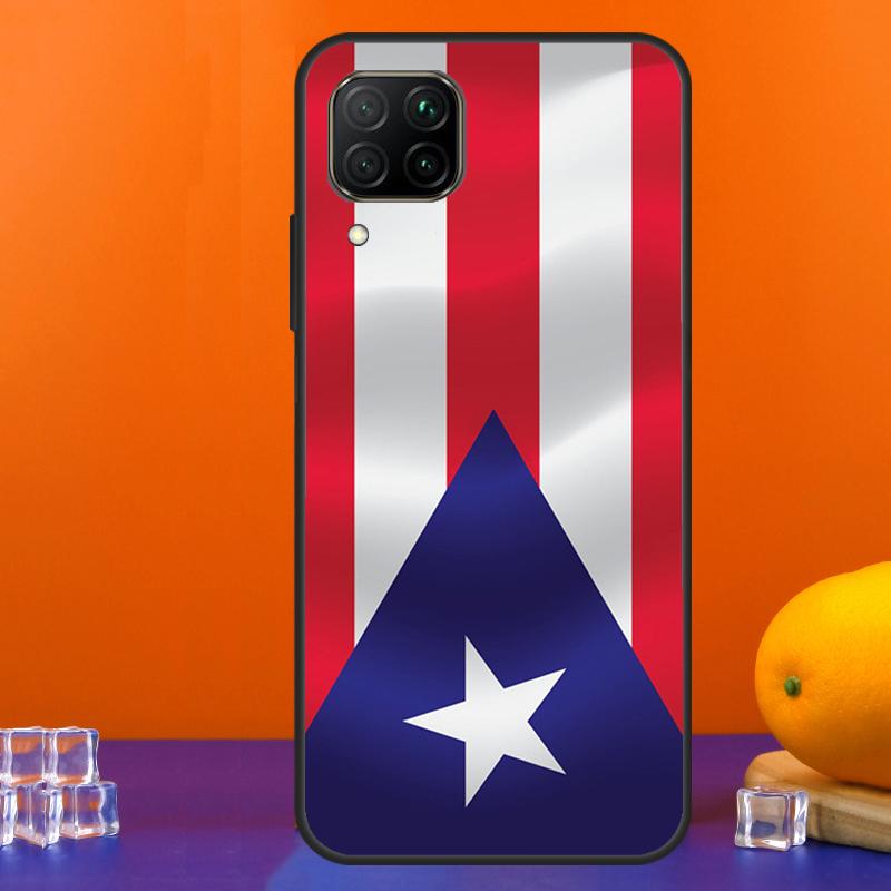 Puerto Rico Flag For Huawei Nova 12s 12i 11i 8i 9 10 SE Y91 Y90 Y60 Y70 Y72 Y61 P20 P40 Lite P30 P60 Pro Case