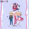 Anime Figure Oshi No Ko Acrylic Stand Model Plate Hoshino Ai Akuamarin Rubii Standing Sign Desk Display Ornament Props Fans