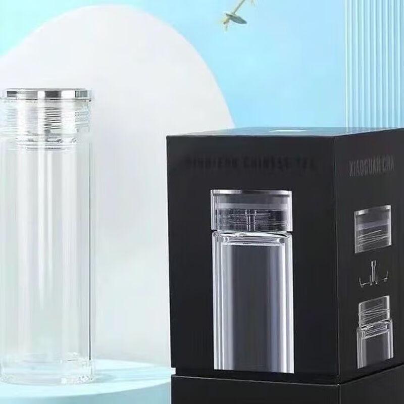 Xiaoguan Tea Starlight Double-Wall Glass Travel Mug