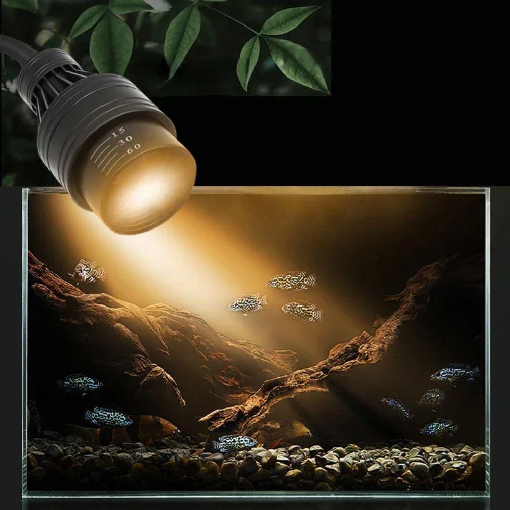 9w 12w 15w Aquarium Led Light Adjustable Focus Waterproof Aquariums Fish Tanks Spotlight Super Slim Clip-on