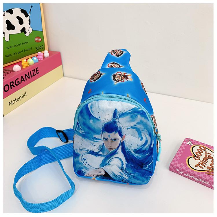 Нэчжа 2 Детская Мода Мультяшная Сумка Через Плечо Полиэстер Материал Прогулка Школа