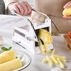 Картофельная нарезка для картофеля фри с 2 лезвиями, эргономичная ручка, профессиональная картофелерезка из нержавеющей стали, кухонные принадлежности