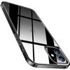 Protective Case - PROSHOP - for iPhone 12 - Flexible - Silicone Gel - Black