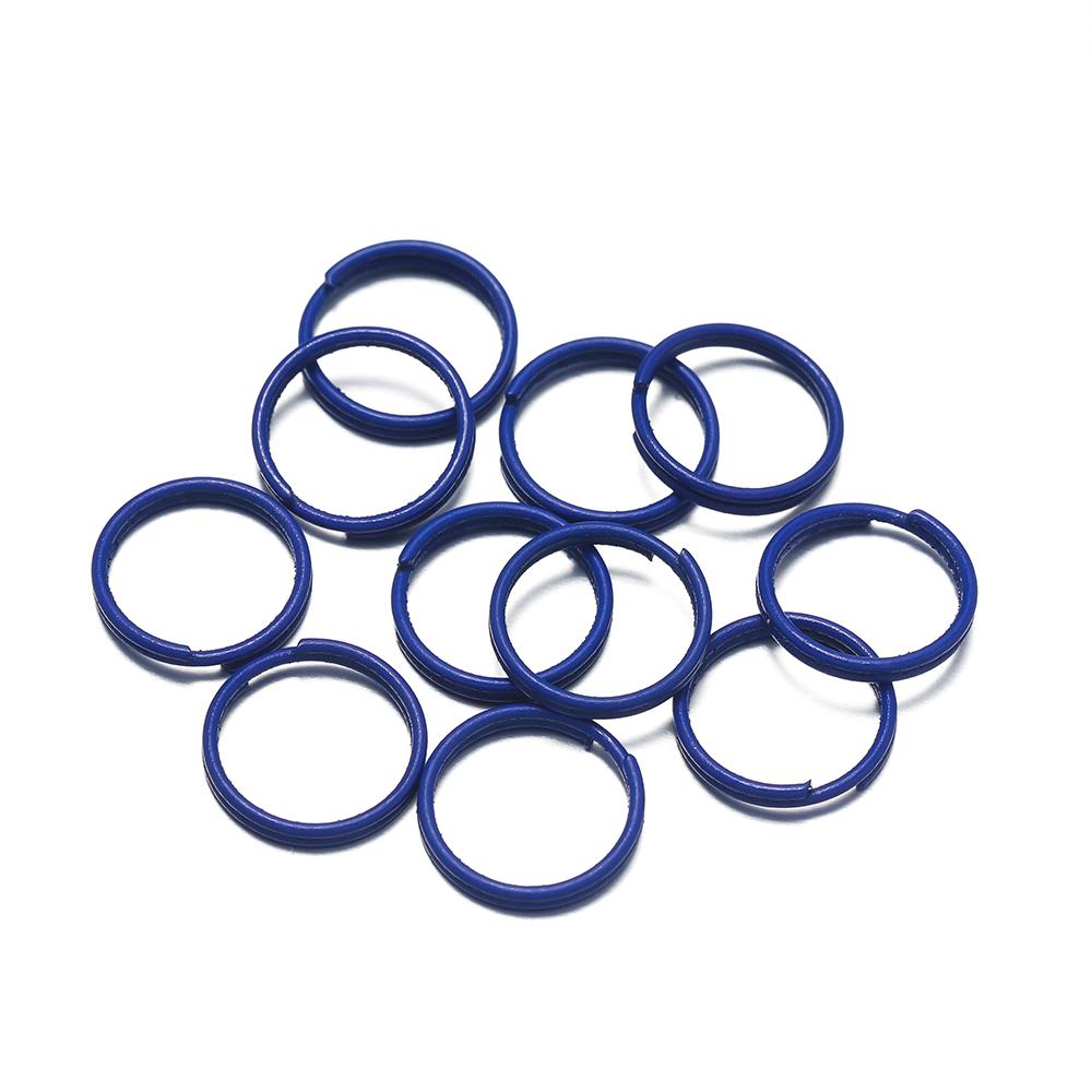 200pcs/lot 8mm 10mm Colorful Open Jump Rings Findings Double Circle Loop Jump Ring Connector For DIY Jewelry Making