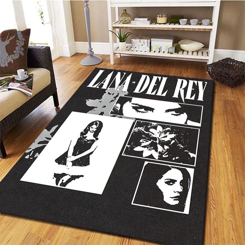 Ковер Lana Del Rey для гостиной, спальни, дома, украшение для дивана, нескользящий коврик для детских игр
