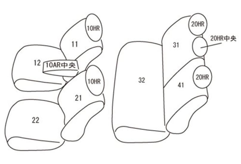 Clazzio Чехол на сиденье ZYX10 Clazzio Junior Черный C-HR H28/12~ ET-1180 [41ETH1180K]