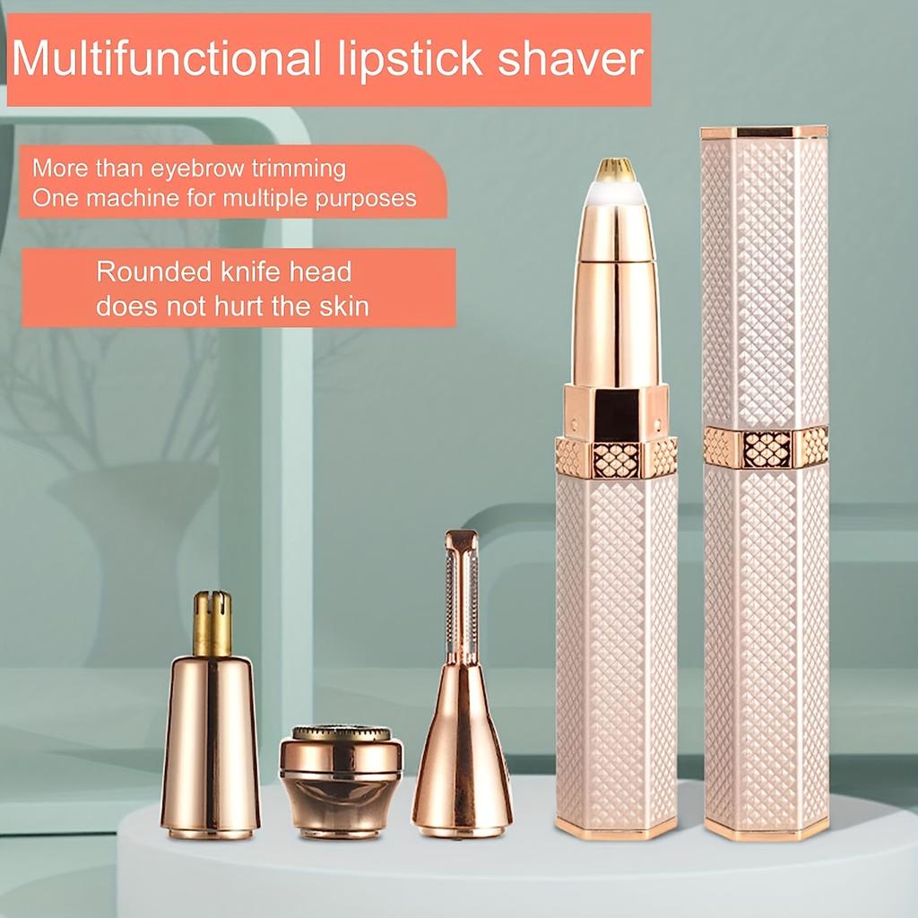 4 в 1 электробритва для лица для женщин, эпилятор для всего тела, перезаряжаемый триммер для волос в бикини, бровей, носа