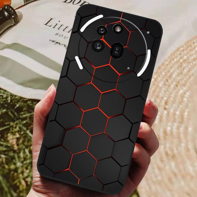 For Nothing Phone 3A Pro Case Phone3A Pro Cool Painted Silicone TPU Soft Cover for Nothing Phone 3A Pro A059P Cases Black Shells