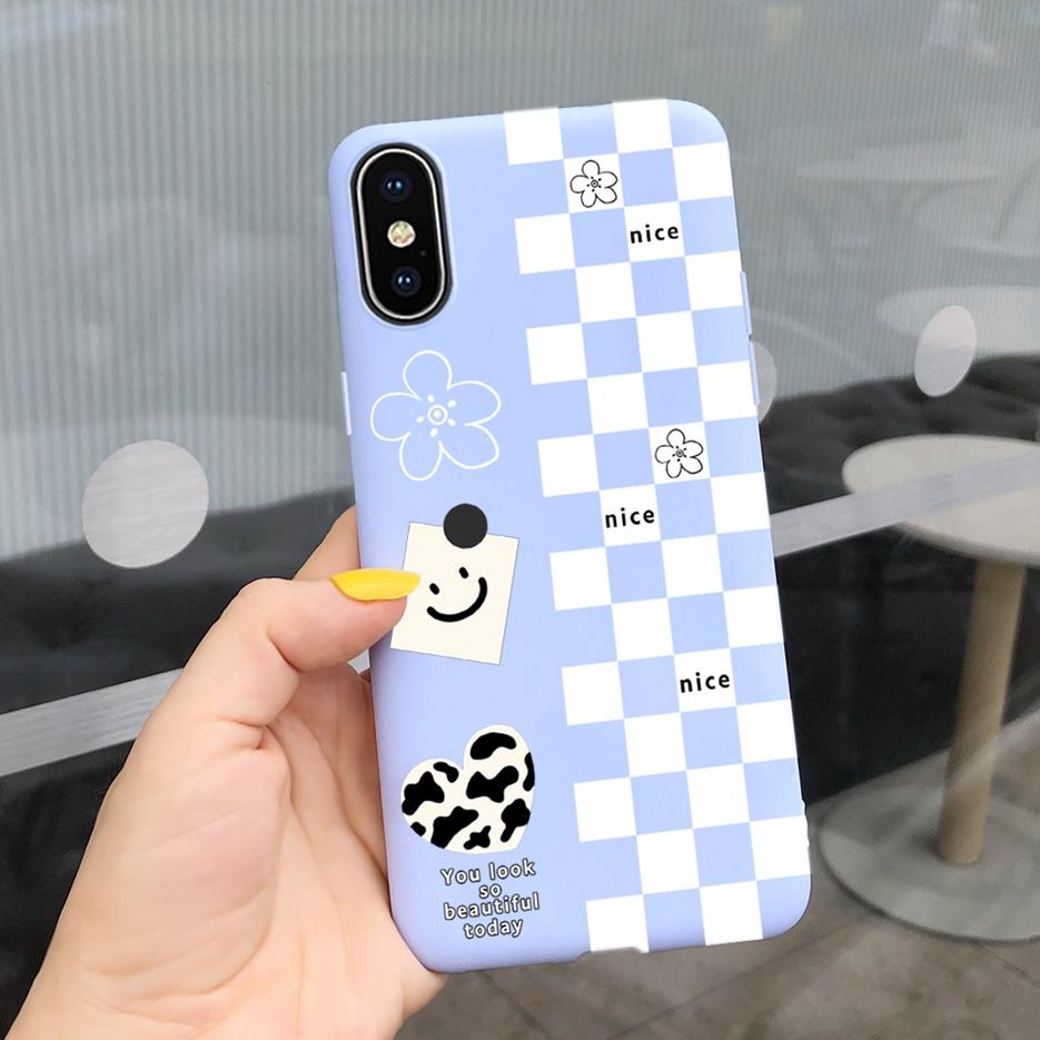 For Apple iPhone X XR XS Max Case Stylish Art Painted Cover Soft TPU Fundas Phone Case For iPhone XR iPhoneX XS Max Cover Bumper