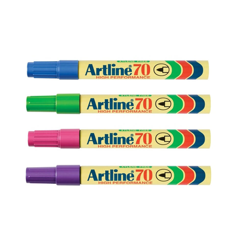 Перманентный маркер Artline 1,5 мм пулевидный (Яркие)