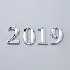 House Number Stickers 3D Self Adhesive Door Plate Sign Digits Apartment Hotel Office Door Address ABS Plastic Label 5cm Silver