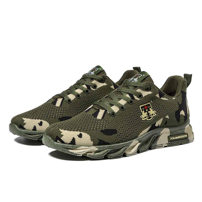Модная камуфляжная мужская обувь, спортивные повседневные весенне-летние удобные дышащие кроссовки с сеткой, размер 39-44