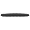 Back Cushion Black 200 x 50 cm Microfiber Fabric