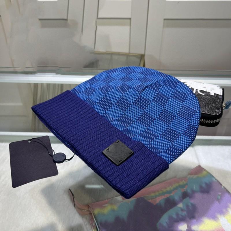 Унисекс зимняя шерстяная черная вязаная шапка для тепла на открытом воздухе