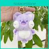 Cute Plush Cat Doll Keychain Adorable Animal Plush Toy For Bags And Keys In Soft Colors
