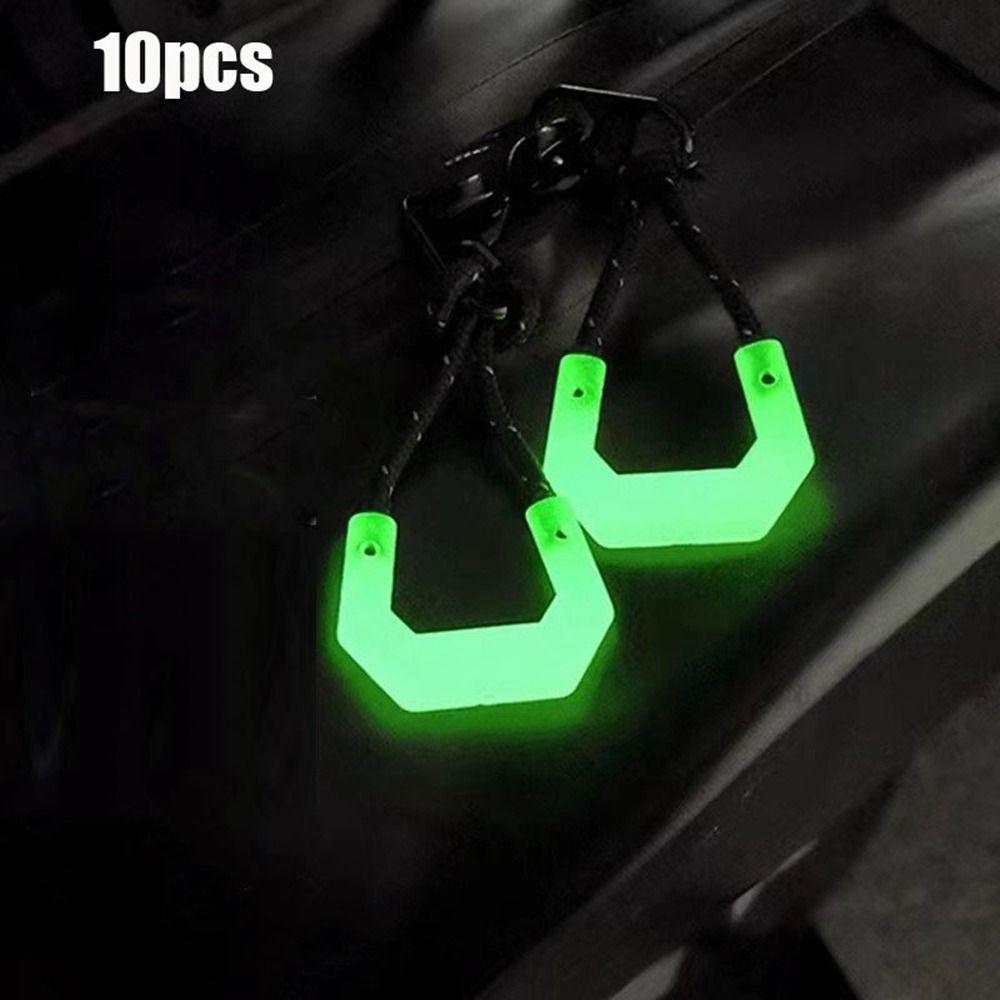 10pcs Suitcase Tent Backpack Zipper Pull Multistyles Fit Rope Tag Fixer Zip Cord Outdoor Tool