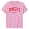 Sweet Heart Affection Words Phrases Unisexs Unisexs Graphic Tee