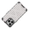Rugged Honeycomb Case with Gel Frame for iPhone 13 Pro - Black