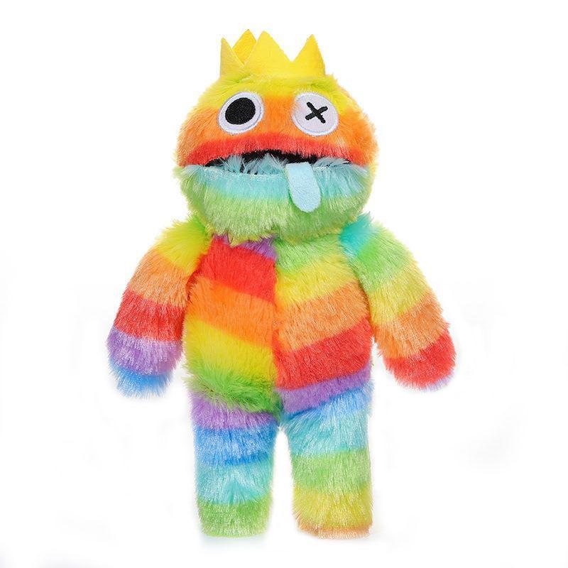Плюшевая игрушка Roblox Rainbow Friends Синий Злодей Мягкая набивная кукла Детский рождественский подарок