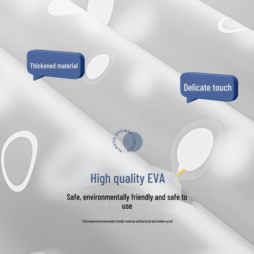 Mildew-Proof Waterproof Shower Room Curtain for Bathroom Partitions