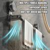 Retractable Suction Cup Towel Bar Bathroom Sturdy Wall Mounted Towel Bar Holders for Shower Bathroom Towl Storage Supplies