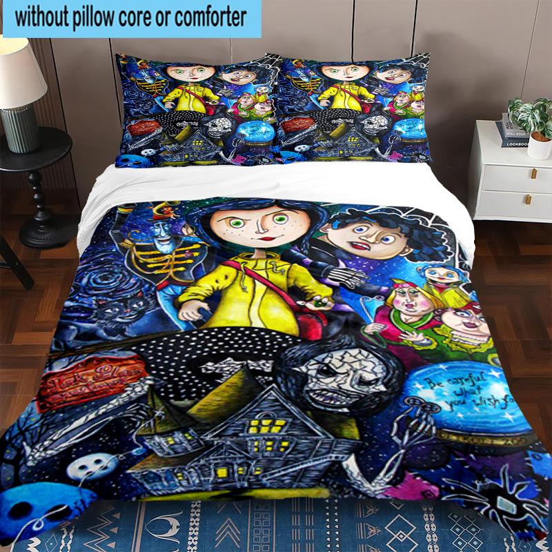 3PCS Fantasy In horror mother 3pcs Bedding,Including 3PCS Duvet Cover And 2pcs Pillowcases Perfect for Christmas,Ideal for Bedroom, Dormitory