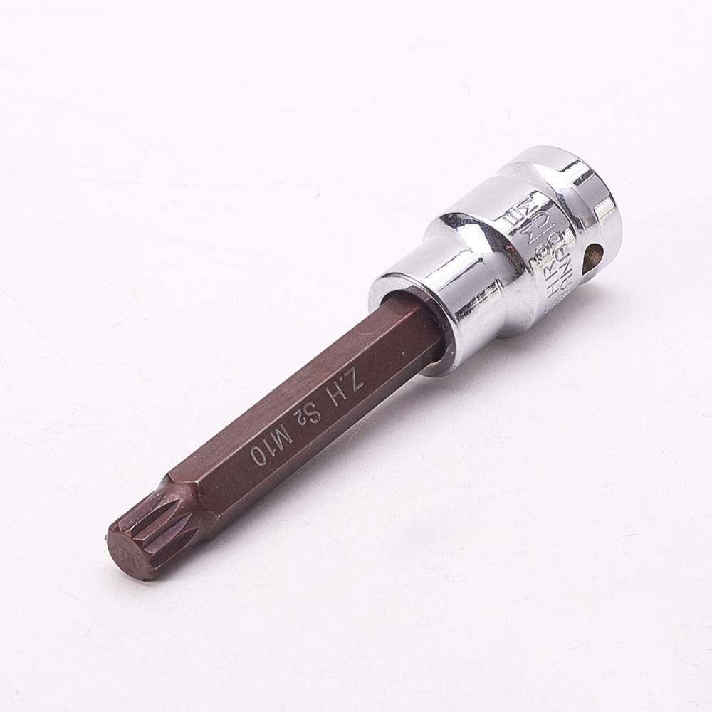 Торцевая головка со шлицем M10 CR-V Головки Биты Triple Square Удлинитель Промышленное использование