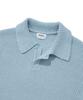 COVERNAT Open Collar Knit Blue
