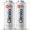 Climeo 3W1 2X400мл - Экологичный Хладагент + Герметик R134A/R12 | Самостоятельное Обслуживание Кондиционеров