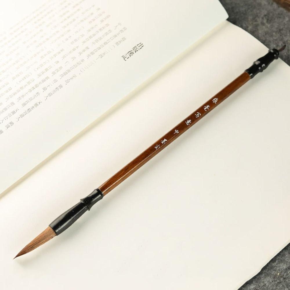 Oil Painting Chinese Calligraphy Brush Traditional Art Paint Brush Scriptures Writing Brush Class