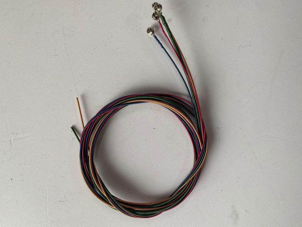 Electric Bass Steel Strings - Colored 4-String Set for Musical Instruments