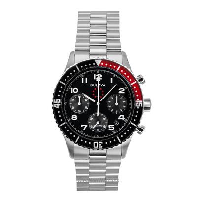 Marine Star Heritage Special Edition Хронограф Черный циферблат Кварцевые Дайверские 98B451 200М Мужские часы