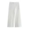 2025 Spring Women's High Waist Wide Leg Pants - European & American Style, Simple & Versatile Casual Fashion