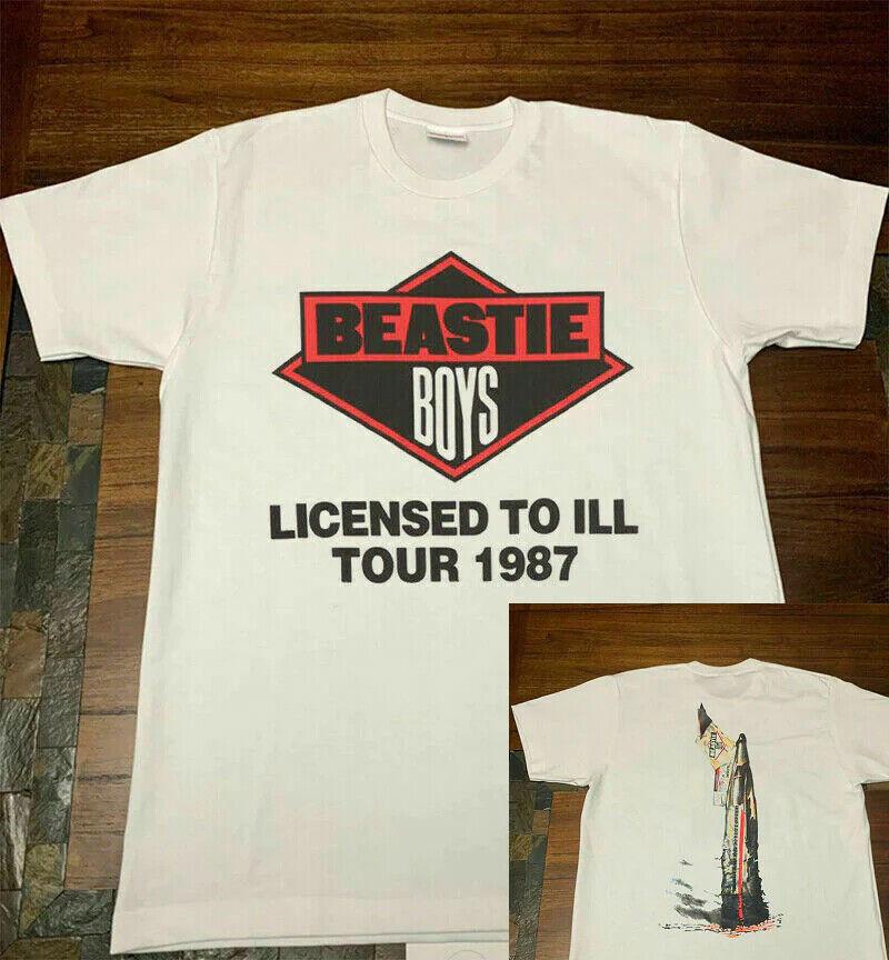 RARE VTG 1987 BEASTIE BOYS LICENSED TO ILL CONCERT T-SHIRT MEN'S SIZE S - 5XL Unisex T-Shirt
