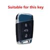 abcd1 Zinc Alloy Car Remote Key Case Cover Shell Protection Auto Keychain Accessories For VW Volkswagen Passat B8 Tiguan Magotan Golf