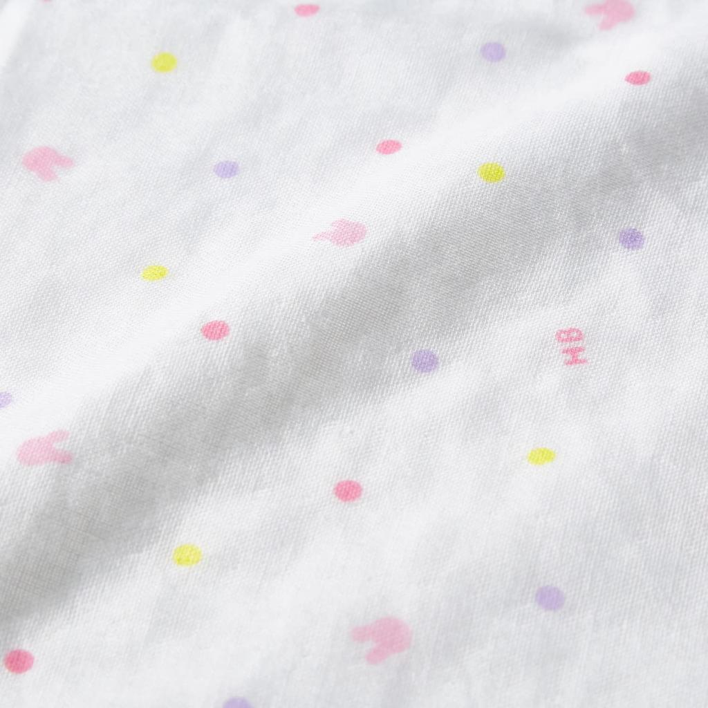 MIKI HOUSE HOT BISCUITS Марлевое полотенце Детская одежда для мальчиков и Белый и Один размер подходит Комплект, Новорожденные, Девочки, Розовый, Все, 76-8038-493