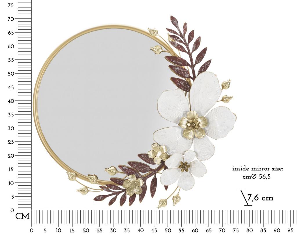 Настенное зеркало Flot см 74,9X7,6X72,4