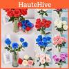 50cm Long Stem Artificial Roses Elegant Fake Silk Flowers For Wedding Home Decor
