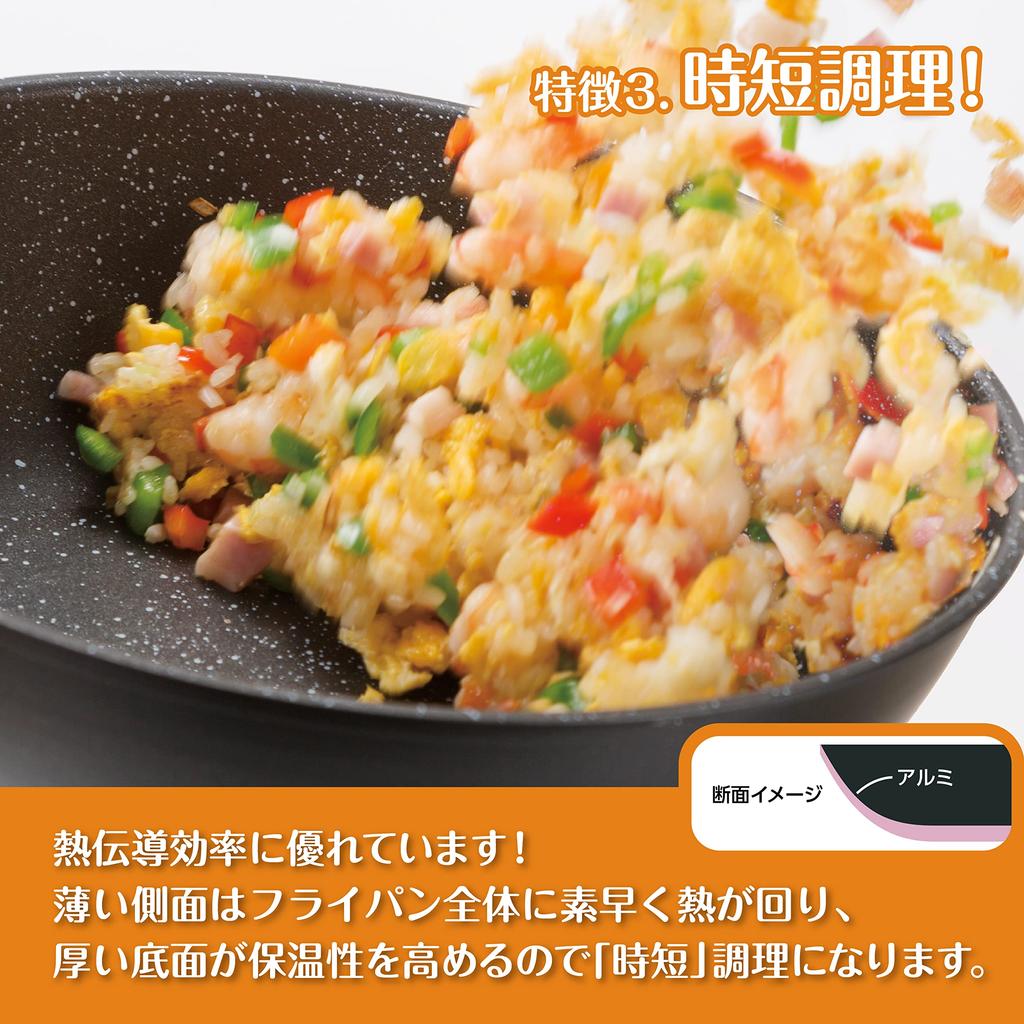 KAI KAI Легкая Кастрюля с Высокой Теплоэффективностью Сковорода для Фритюра 24 см Только для Газовой Плиты Не содержит ПФОК и ПФОС KHS DW5640 Для Жарки