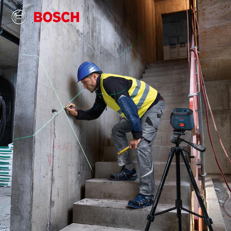 Bosch Лазерный уровень GCL 15-12 XG Комбинированный точечный и линейный лазерный уровень с зеленым лучом