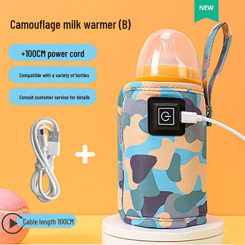 Universal Portable Baby Bottle Insulated Sleeve - Constant Temperature Outdoor Milk Warmer