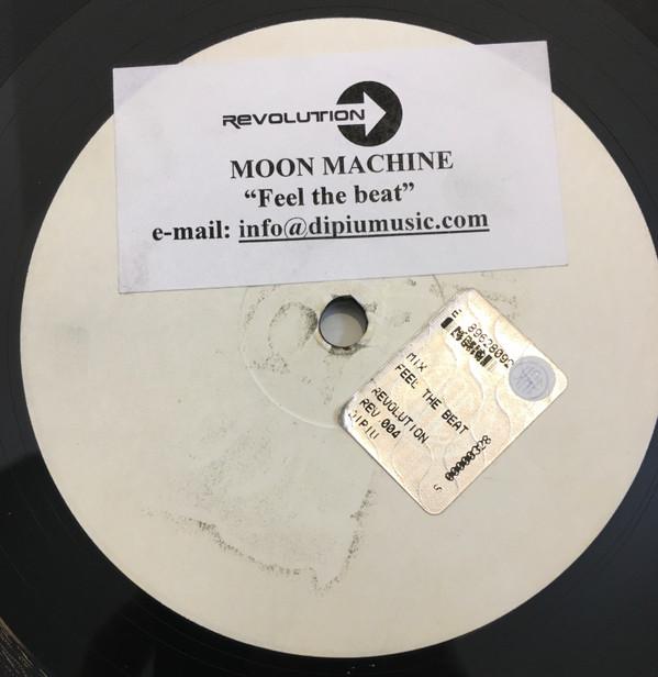 12-дюймовая пластинка MOON MACHINE Feel The Beat REV004 Revolution Италия Танцевальная Электроника Б/У