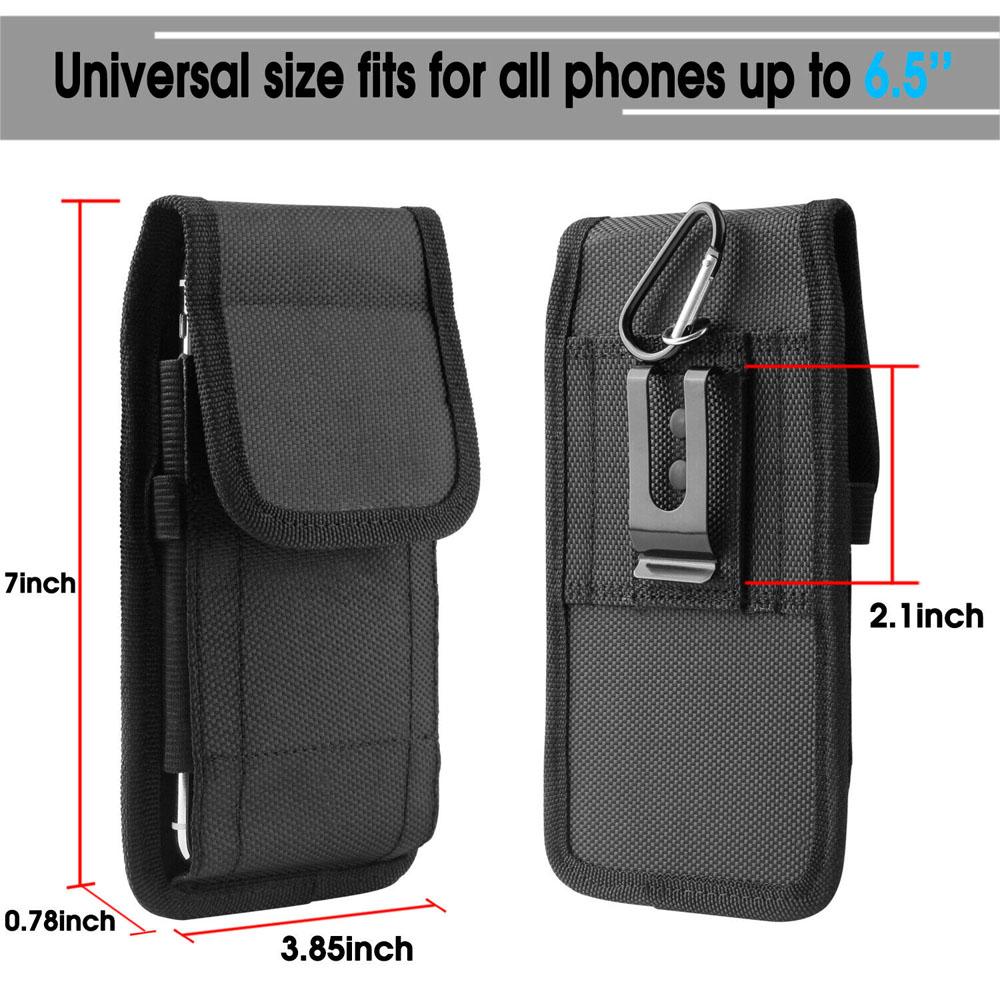 Black Waist Bag For Phone Mobile Phone Bags Pouch Wallet Case Phone Pouch Cell Phone Holder