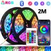 1M-30M RGB LED Strip Light Bluetooth APP Control Color Changing Light Flexible LED Lamp Tape For TV BackLight Room Decoration