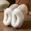 Fleece Thickened Thermal Cotton Slippers 2025 New Winter Cotton Shoes Home Indoor Soft-soled Plush Slippers