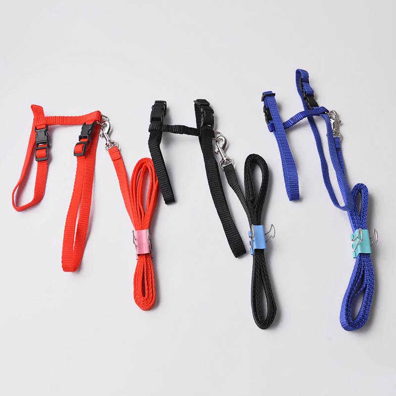 Регулируемый тяговый ремень для домашних животных, повод для кошек, поводок для маленьких собак и ошейник-поводок