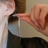 Long Tassel Chain Dangle Earrings for Women Imitation Zircon Earring Jewelry Accessories