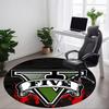 1 шт. Круглый ковер GTA V Office, Под офисные стулья Спальня Гостиная Домашний декор a0926024